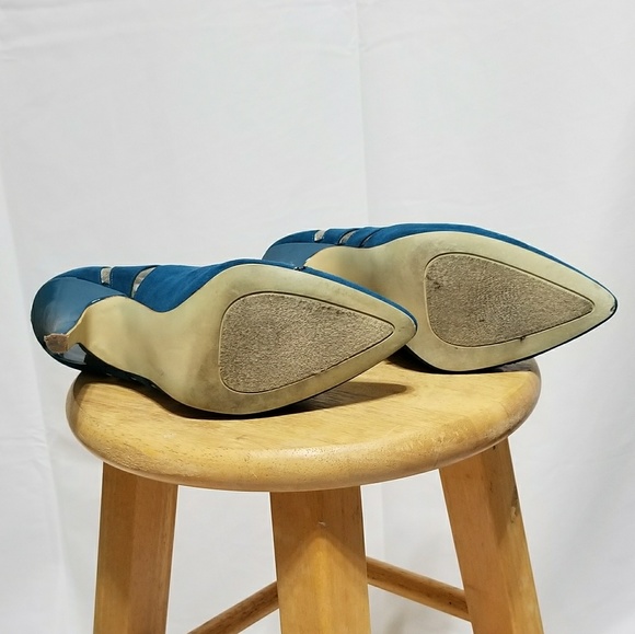 Teal ankle boots - Picture 3 of 3